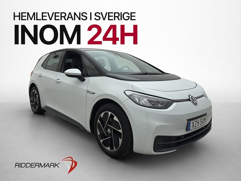 Bild 1 av Volkswagen ID.3 Pro Performance 204hk Navi Rattvärme CarPlay