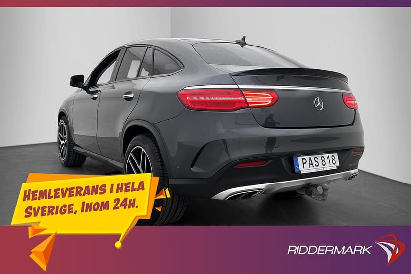 Bild 4 av Mercedes-Benz GLE 450 AMG 4MATIC Coupé 4M 367hk H/K Skinn 360 HUD
