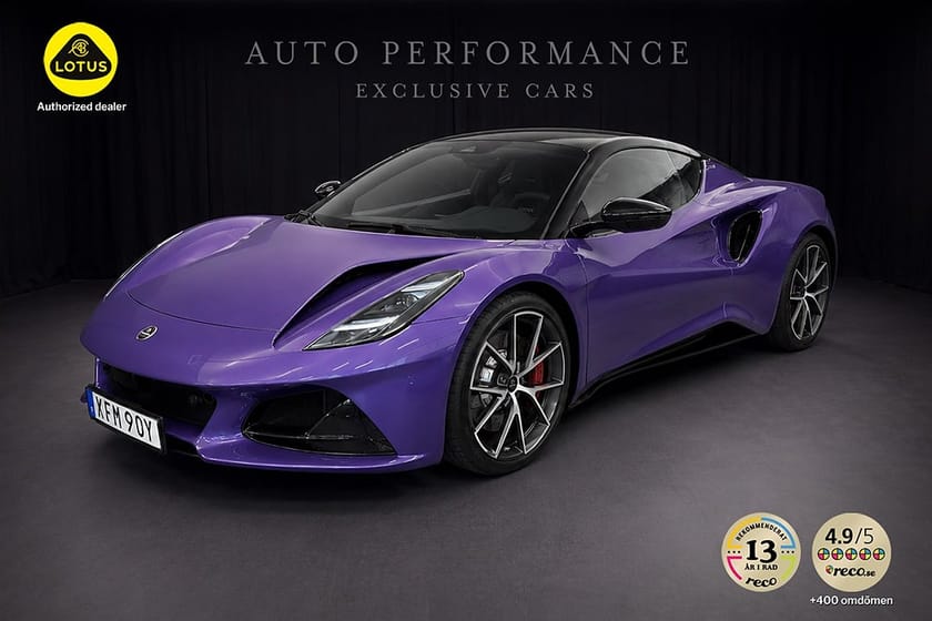 Bild 1 av Lotus Emira SE Turbo DCT 405hk / Hemleverans