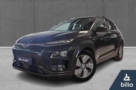 Hyundai Kona Electric 64 kWh 64KWH 204 hk Premium Skinn, H.feste, HUD, Krell