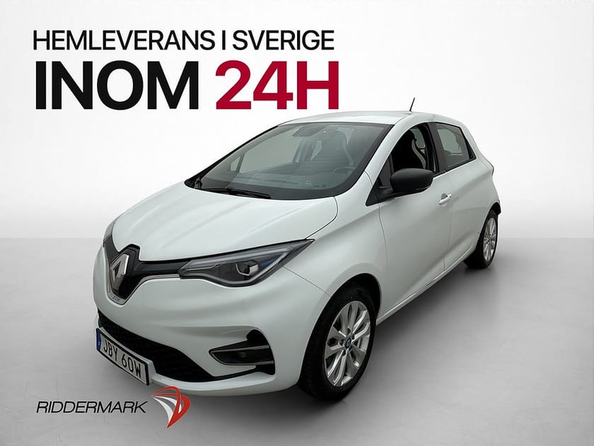 Bild 1 av Renault ZOE R110 52 kWh 109hk FRIKÖPT BATTERI Rattvärme