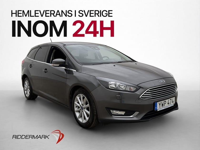 Bild 1 av Ford Focus Kombi 1.0 EcoBoost 100hk Carplay Farthållare P-Sensorer