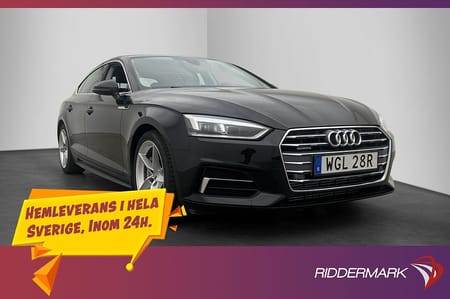 Audi A5 Sportback 45 TFSI quattro Q 245hk Proline Sensorer Keyless