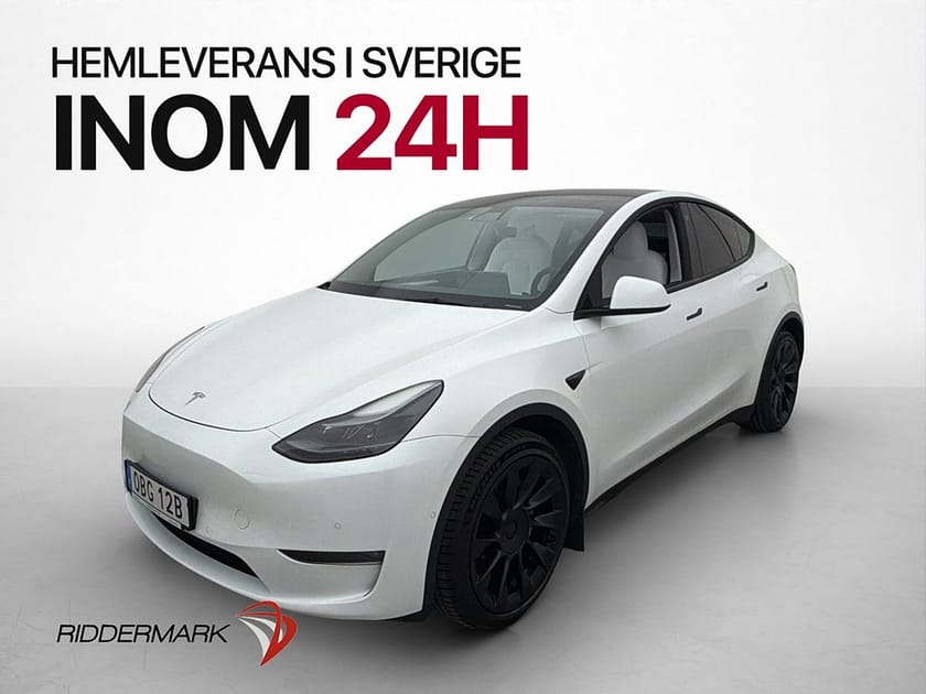 Bild 1 av Tesla Model Y Long Range AWD Dragkrok Autopilot Två-Brukare