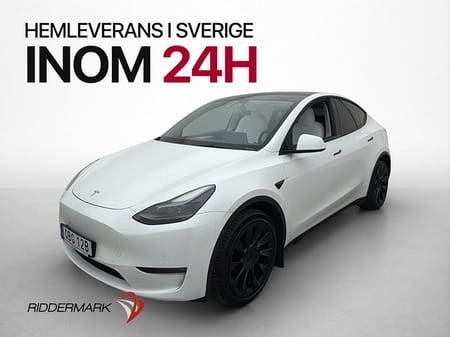 Tesla Model Y Long Range AWD Dragkrok Autopilot Två-Brukare