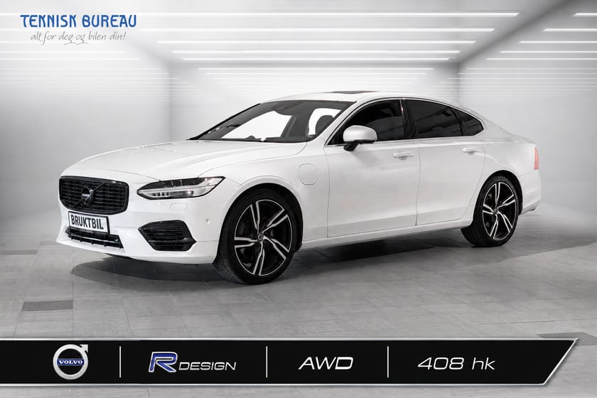 Bilde 1 av Volvo S90 T8 R-Design AWD | B&W/Ambient/ACC/360°/Skinn/Rattvarme