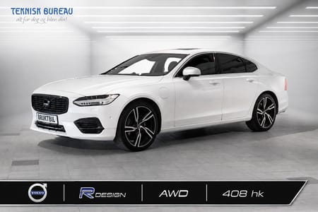Volvo S90 T8 R-Design AWD | B&W/Ambient/ACC/360°/Skinn/Rattvarme
