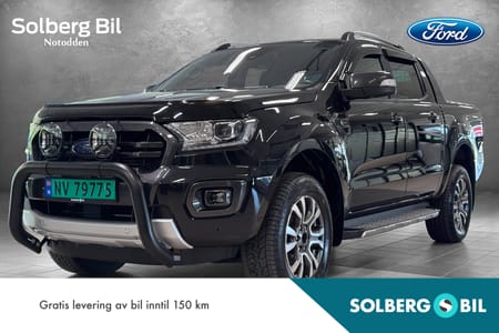 Ford Ranger Dobbelcab Wildtrak/Rulledeksel/Bøyle/Eu28/Ekstralys/Varmer