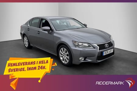 Lexus GS 300h 2.5 CVT 223hk Backkamera M/K-Värm Keyless
