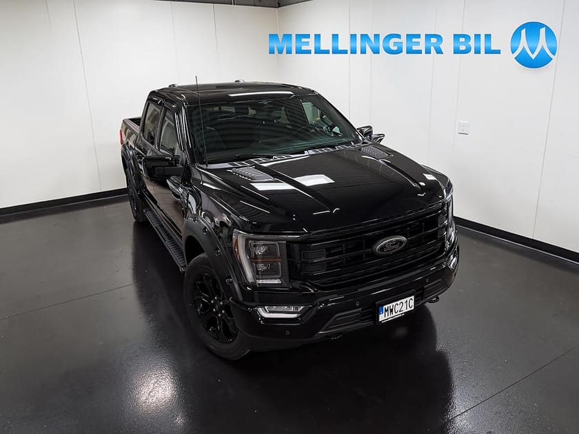 Bild 2 av Ford F-150 SuperCrew 5.0 V8 E85 400hk 4x4 Lariat Black Edt Låg skatt MOMS