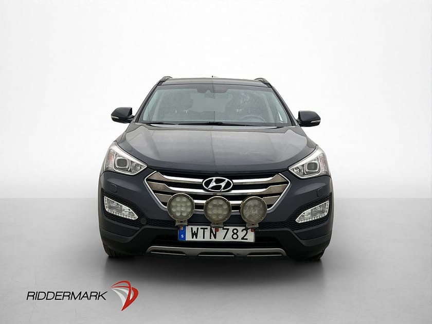 Bild 2 av Hyundai Santa Fe 2.2 CRDi 4WD 7-Sits Drag Kamera Skinn Navi