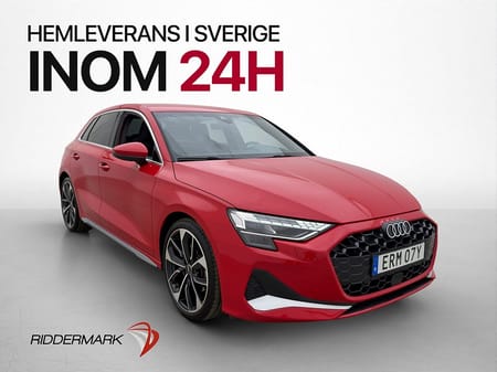 Audi A3 Sportback 35 TFSI 150hk S-Line Kamera Matrix Cockpit CarPlay