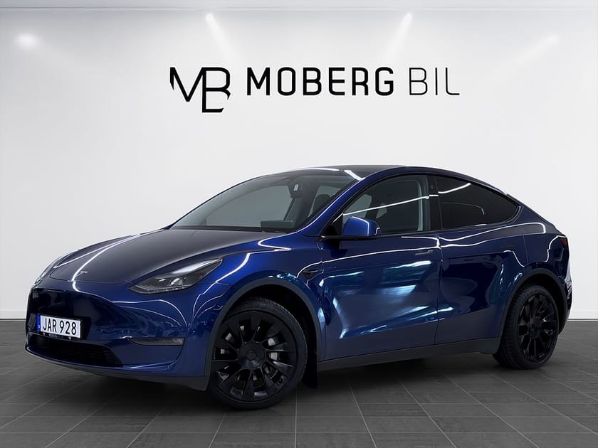 Bild 1 av Tesla Model Y Long Range AWD 514hk Pano Drag Läder Navi