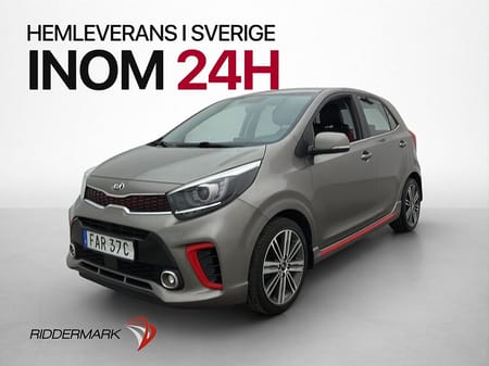 Kia Picanto 1.0 T-GDI GT-Line Kamera Skinn CarPlay Rattvärme