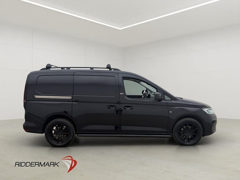 Bild 2 av Volkswagen Caddy Cargo Maxi Black Edt Värm Drag Skinn Moms