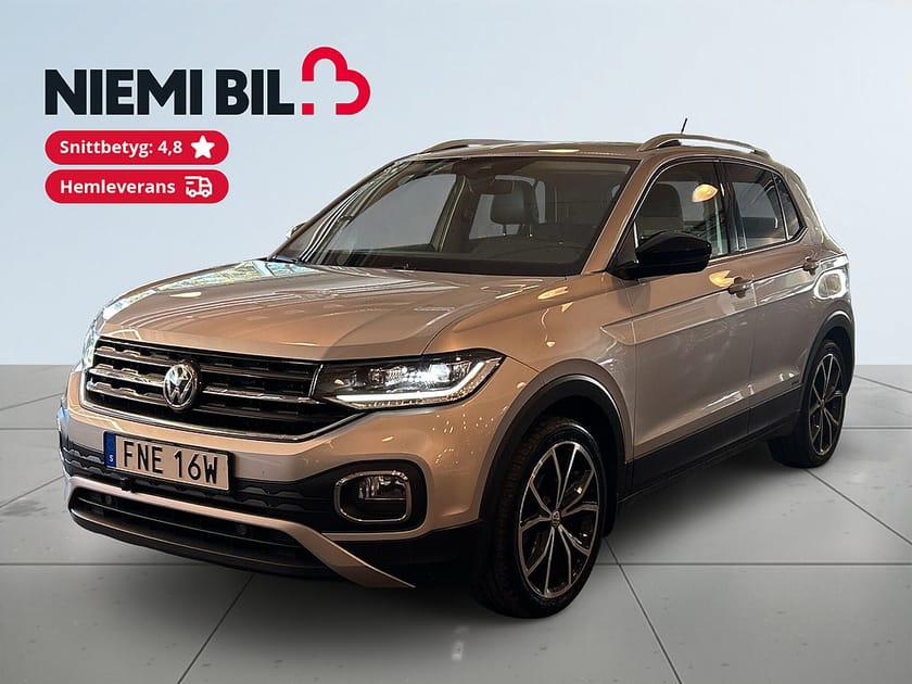 Bild 1 av Volkswagen T-Cross 1.0 TSI GT Värmare/Backkamera/Dragkrok/Ad.Fhåll/1Ägare!