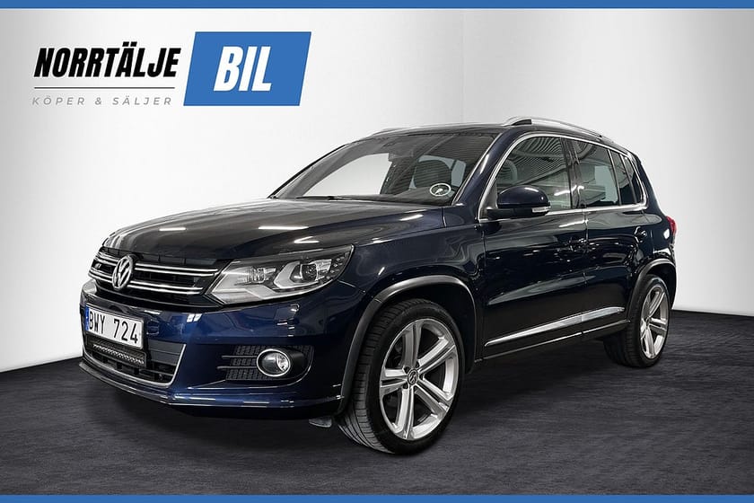 Bild 1 av Volkswagen Tiguan R-LINE 2.0 177HK 4M VÄRMARE PANO DRAG SKINN KAMREM BYTT