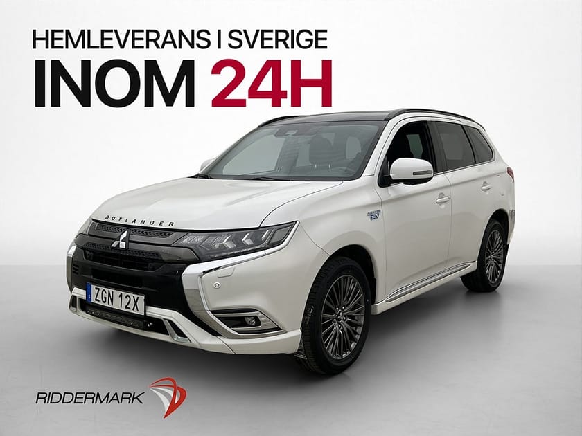 Bild 3 av Mitsubishi Outlander PHEV S-Edition Taklucka 360° Skinn Drag