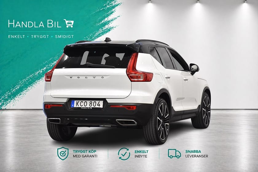 Bild 5 av Volvo XC40 T4 AWD Aut R-Design Pano H/K B-Värm AdaptivF 360° 190hk