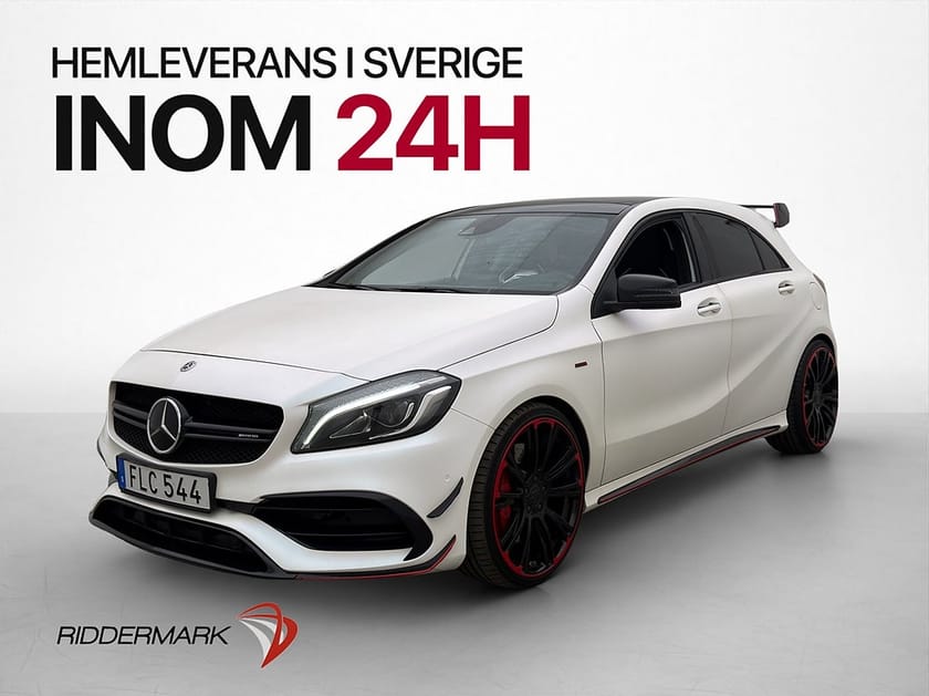 Bild 1 av Mercedes-Benz AMG A 45 4MATIC A45 Skalstolar H/K Kamera Navi Läder