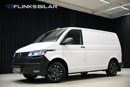 Volkswagen Transporter DSG 150HK Inredd|LED|Drag|Värmare|Inverter|Moms|SeUtr!