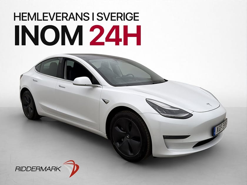 Bild 1 av Tesla Model 3 Long Range AWD Panorama Kamera Svensksåld MOMS