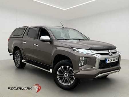 Mitsubishi L200 Dubbelhytt Premium 2.2 4WD Skinn Drag Diff Kåpa Moms