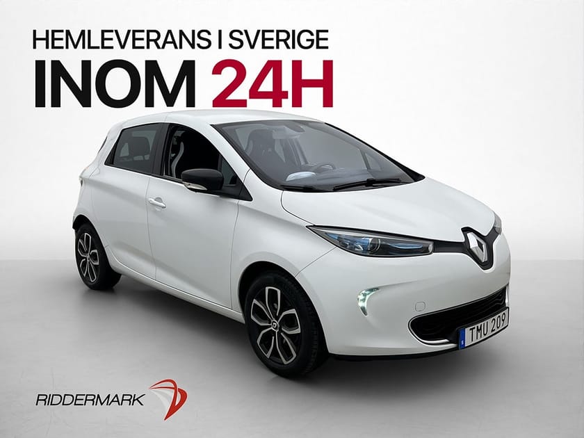Bild 1 av Renault ZOE R240 22 kWh 88hk Life Friköpt Batteri Navigation