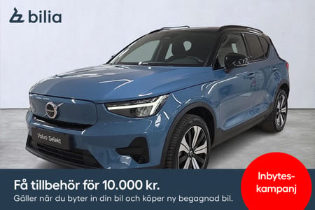 Volvo XC40 Recharge Single Motor Core / Värmepump/ kamera bak/ Sensorer fram och bak