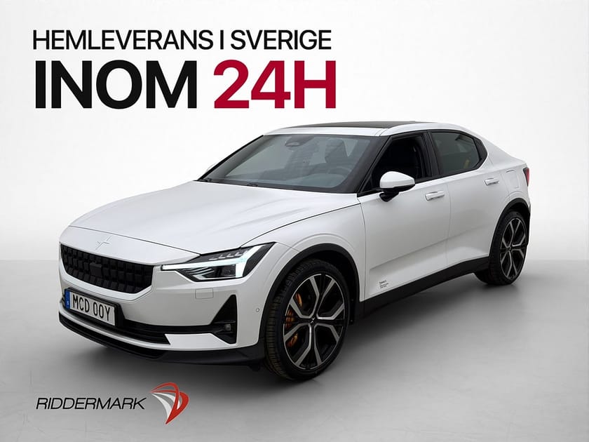 Bild 4 av Polestar 2 Long Range Dual Motor DM Performance Pano H/K 360° MOMS Drag