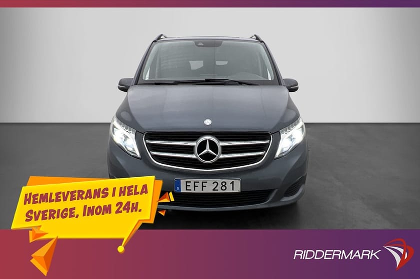 Bild 5 av Mercedes-Benz V 220d 3.1t 220 Lång Värmare Drag B-Kamera Navi 8-Sits