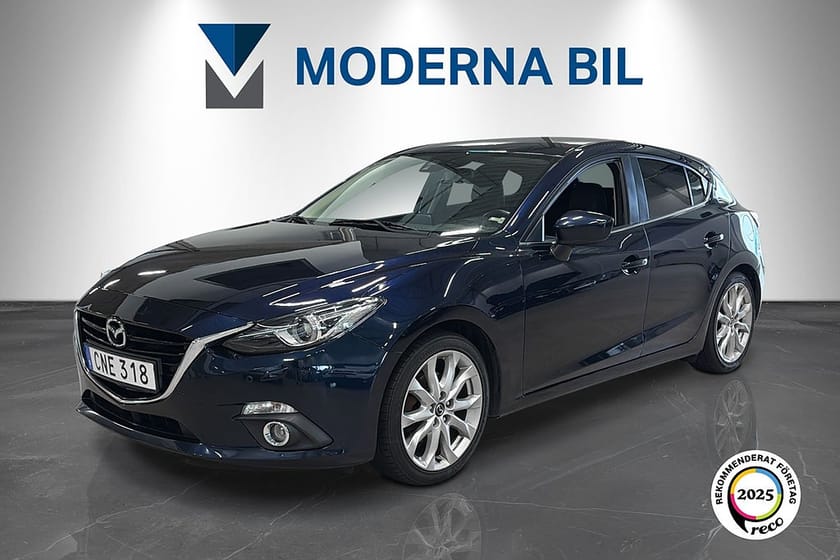 Bild 1 av Mazda 3 Sport 2.0 165hk SKYACTIVE-G Optimum Drag GPS Skinn Nybes