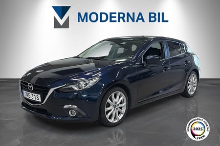 Mazda 3 Sport 2.0 165hk SKYACTIVE-G Optimum Drag GPS Skinn Nybes