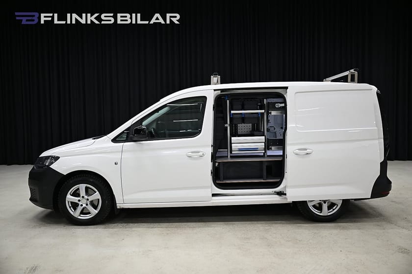 Bild 4 av Volkswagen Caddy Cargo Maxi DSG 122HK Servicebil|Dubbeldörr|Sortimo-Inredd|SeUtr!!!