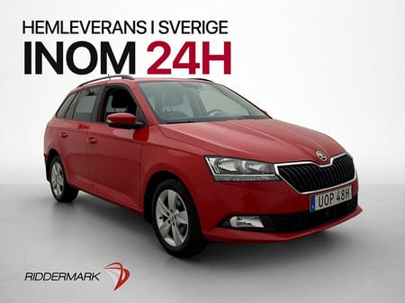 Škoda Fabia Kombi Skoda 1.0 TSI 95hk Style Dragkrok Sensorer CarPlay