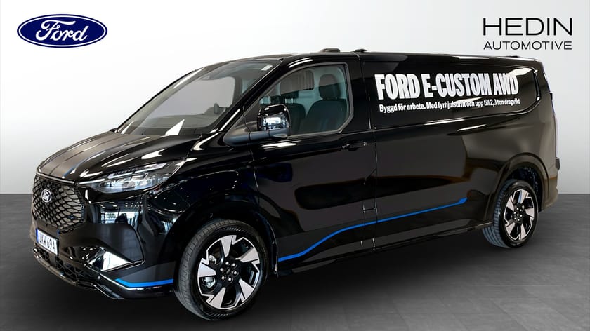 Bild 1 av Ford E-Transit Custom 340 AWD E-CUSTOM V710 26.50 SPORT SKÅP 340L 218 A