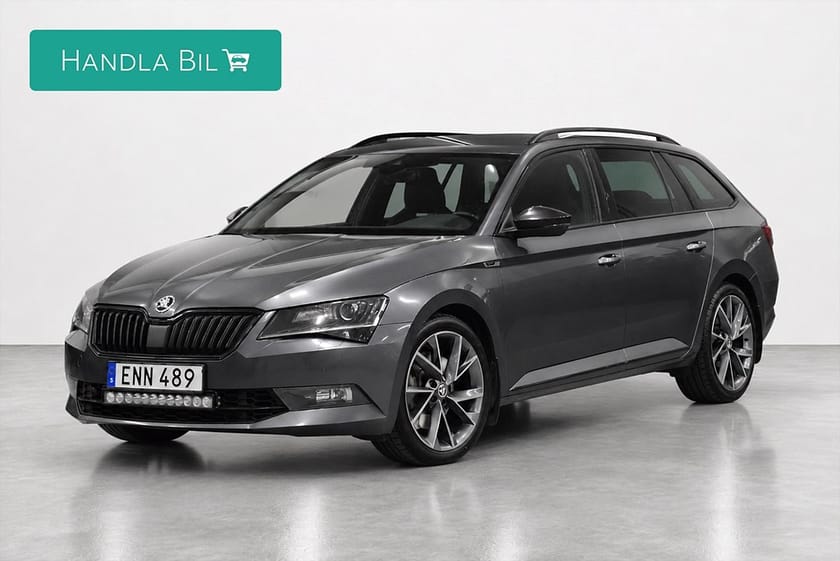 Bild 1 av Škoda Superb Kombi 2.0 TSI 4x4 Aut Sportline B-kam AdaptivF Navi Drag 280hk