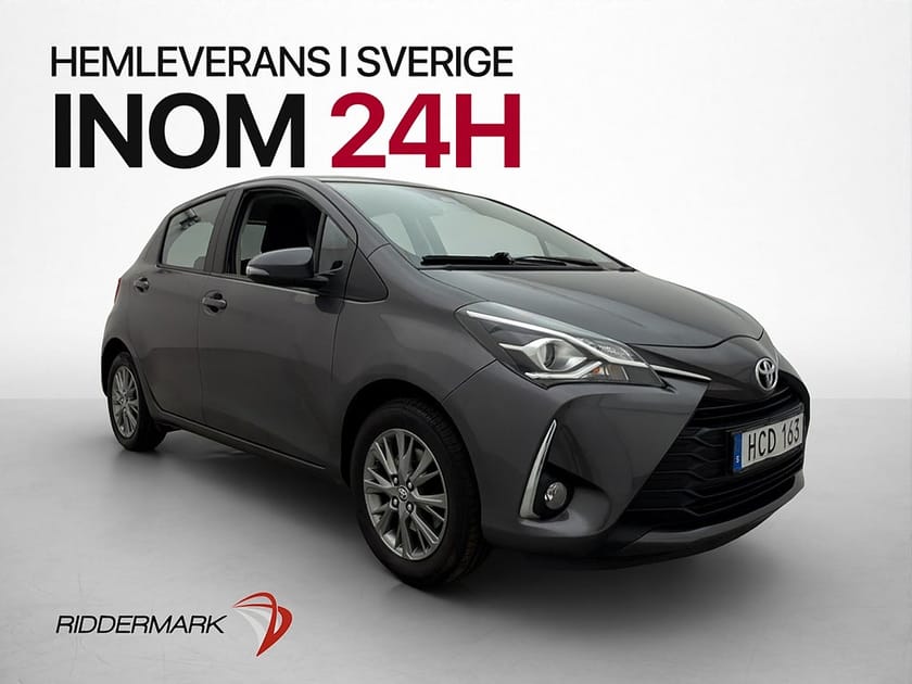 Bild 1 av Toyota Yaris 1.5 VVT-iE 111hk Active Backkamera Farthållare