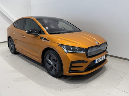 Škoda Enyaq Coupé RS iV Skoda 80x Skinn Kamera Elstol