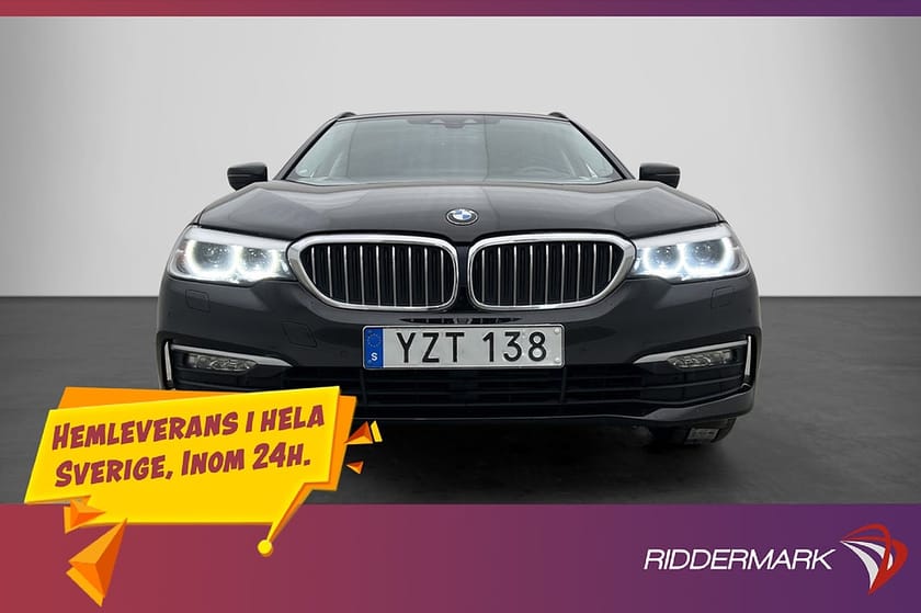 Bild 2 av BMW 520d xDrive Touring 190hk Kamera Rattvärme Sensorer Navi