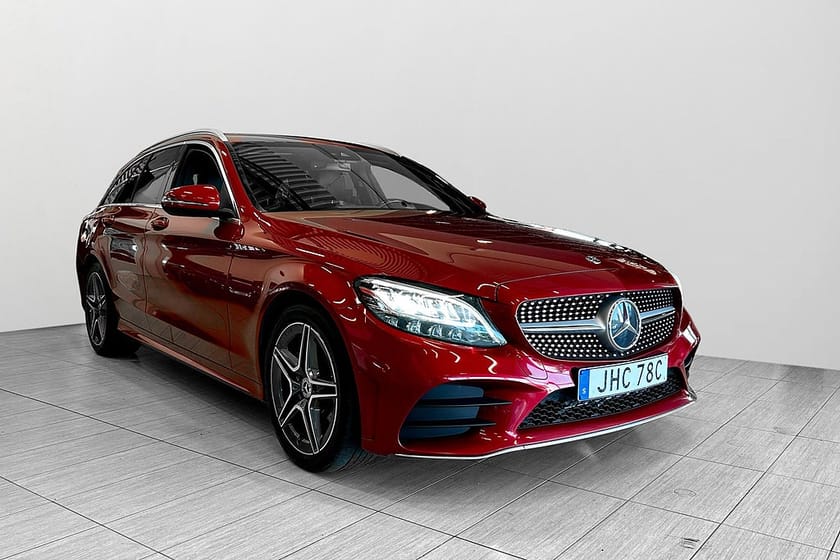 Bild 3 av Mercedes-Benz C 220 T d 9G-Tronic AMG Line Drag-Värmare
