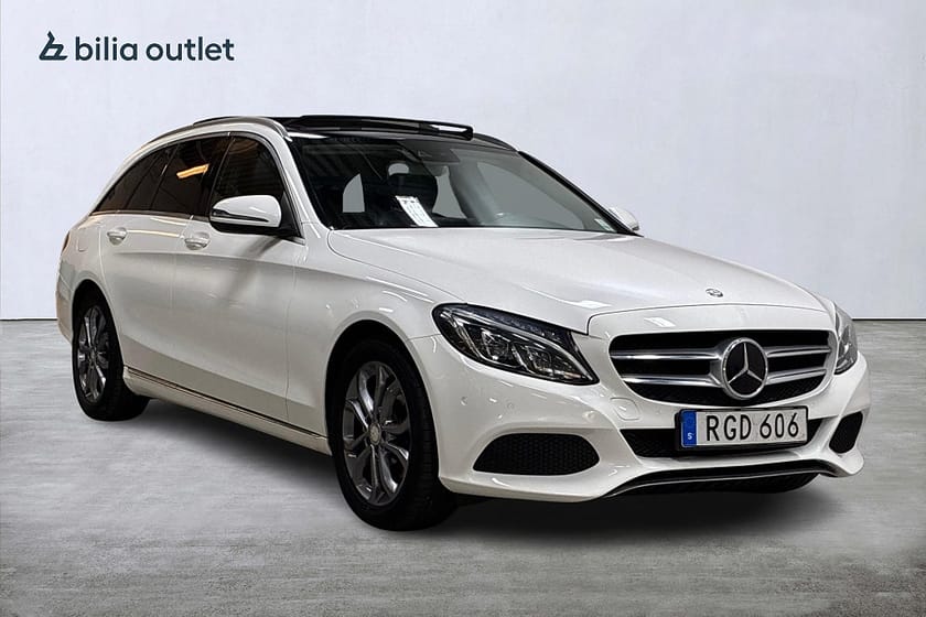 Bild 4 av Mercedes-Benz C 200 T d red Avantgarde 136hk Panorama Navi Drag Burmester