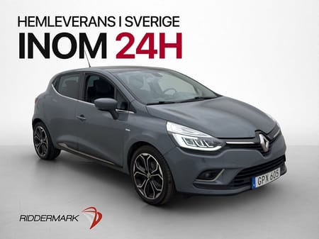 Renault Clio 0.9 TCe 90hk Stylepaket Svart Pano Halvskinn