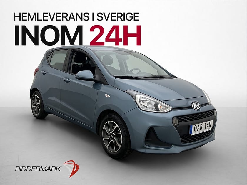 Bild 1 av Hyundai i10 1.2 87hk Trend Sensorer CarPlay Farthållare
