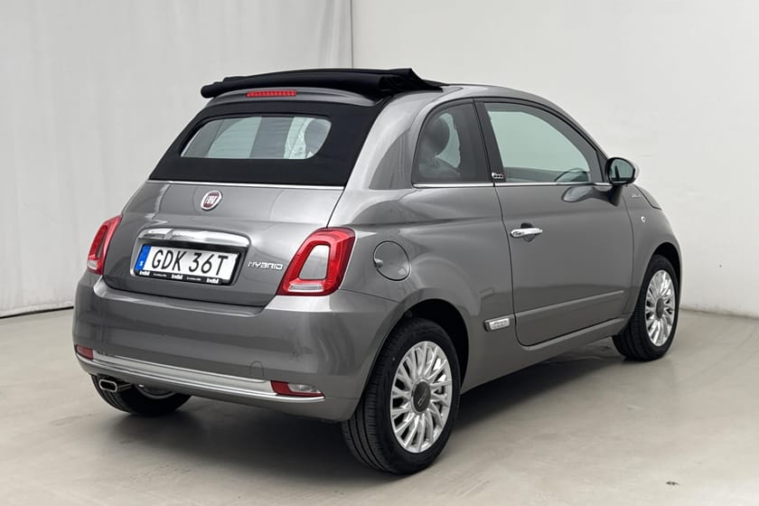 Bild 3 av Fiat 500C Hybrid Cab (70hk) Dolcevita Lågmilad