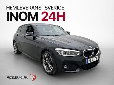 BMW 120i 120 184hk M Sport HiFi Kamera Navi Skinn Rattvärme