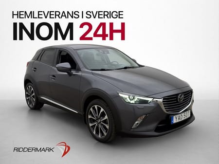 Mazda CX-3 2.0 120hk Optimum 2-Brukare BOSE HUD Kamera Skinn