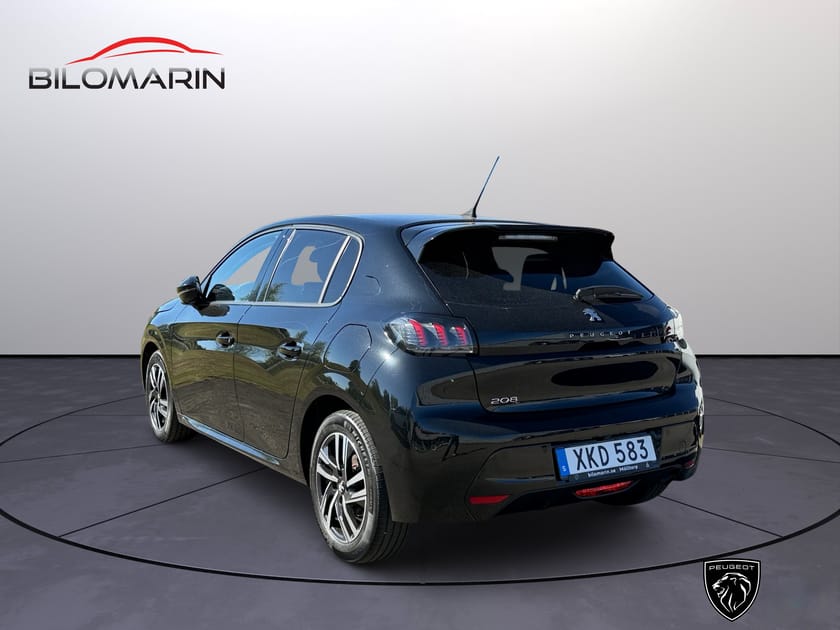 Bild 5 av Peugeot 208 ALLURE PACK 100hk AUT/KAMERA/CARPLAY/LACKBEHANDLAD/SoV