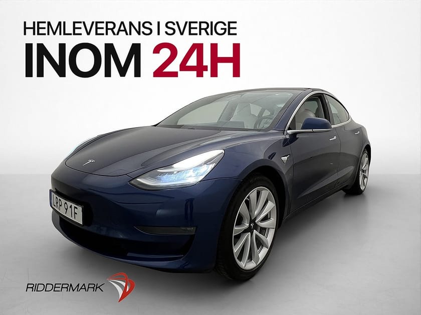 Bild 4 av Tesla Model 3 Long Range AWD 440hk Pano Kamera Navi Läder