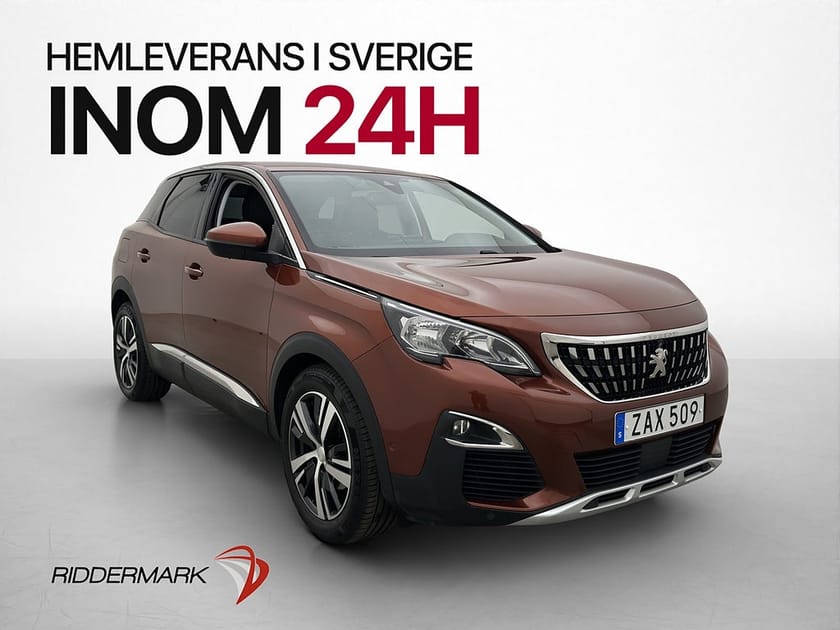Bild 1 av Peugeot 3008 131hk Allure Värmare Cockpit 360° CarPlay Drag